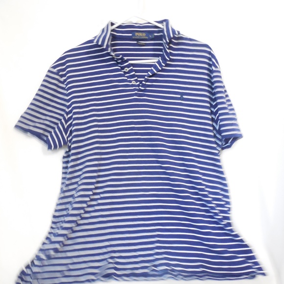 Ralph Lauren Other - Ralph Lauren Polo Navy Blue & White Striped Large Men's Shirt